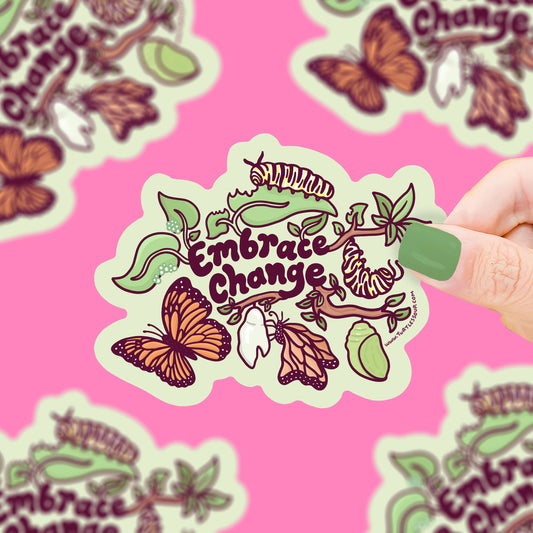Sticker - Embrace Change Vinyl Sticker