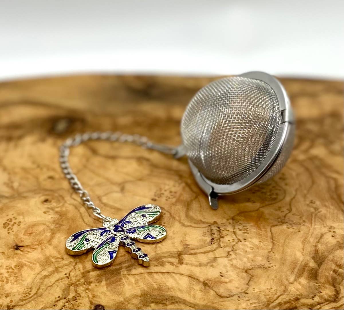 Loose Leaf Tea Infuser Ball - Dragonfly Charm