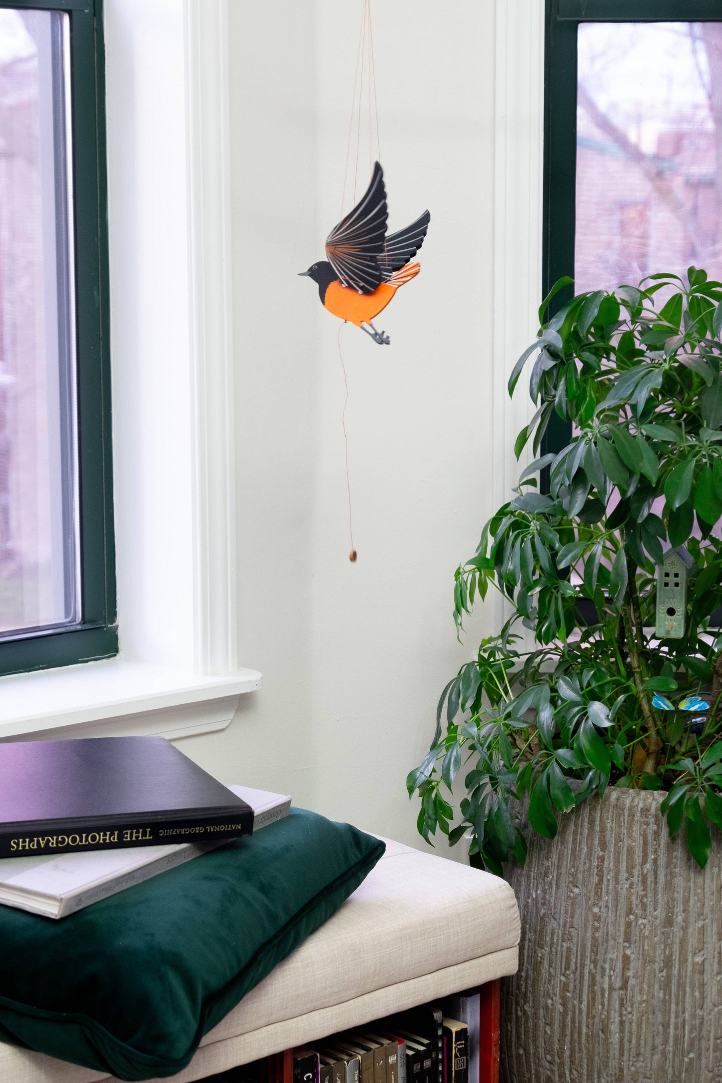 Flying Bird Mobile - Baltimore Oriole