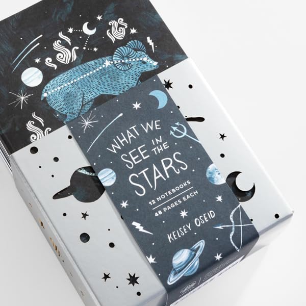 Paper - What We See in the Stars: A 12-Notebook Set by Kelsey Oseid (Box of 12)