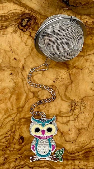 Loose Leaf Tea Infuser Ball - Owl Charm