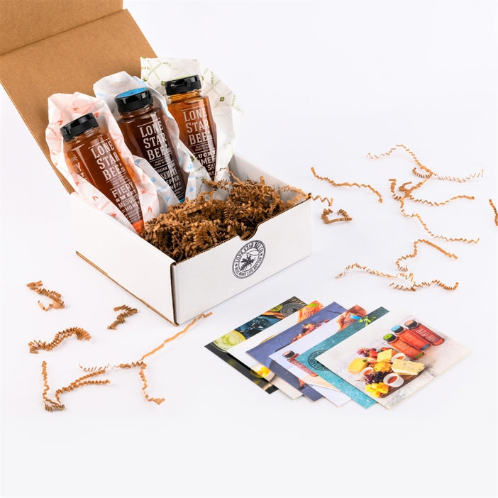 Lone Star Bee Honey Set - Infused Honey Gift Box