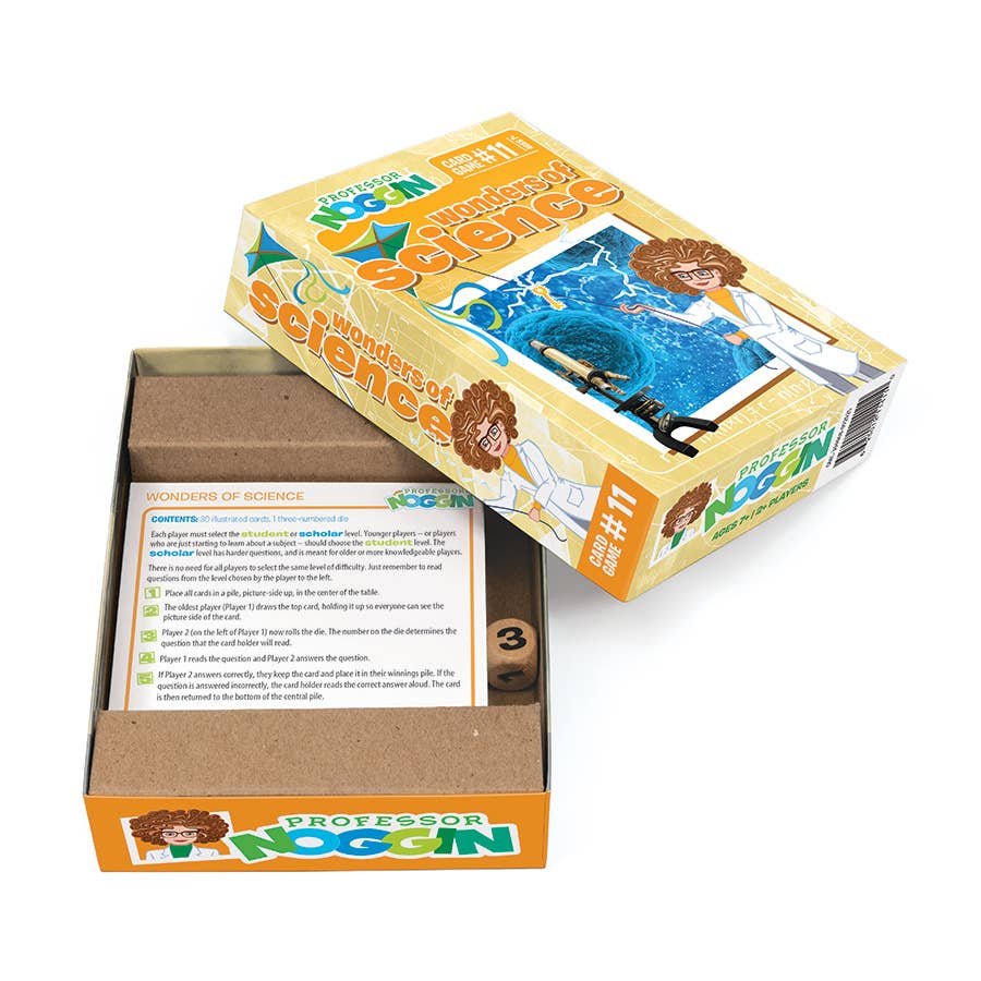 Game - Prof. Noggin Wonders of Science Card Game
