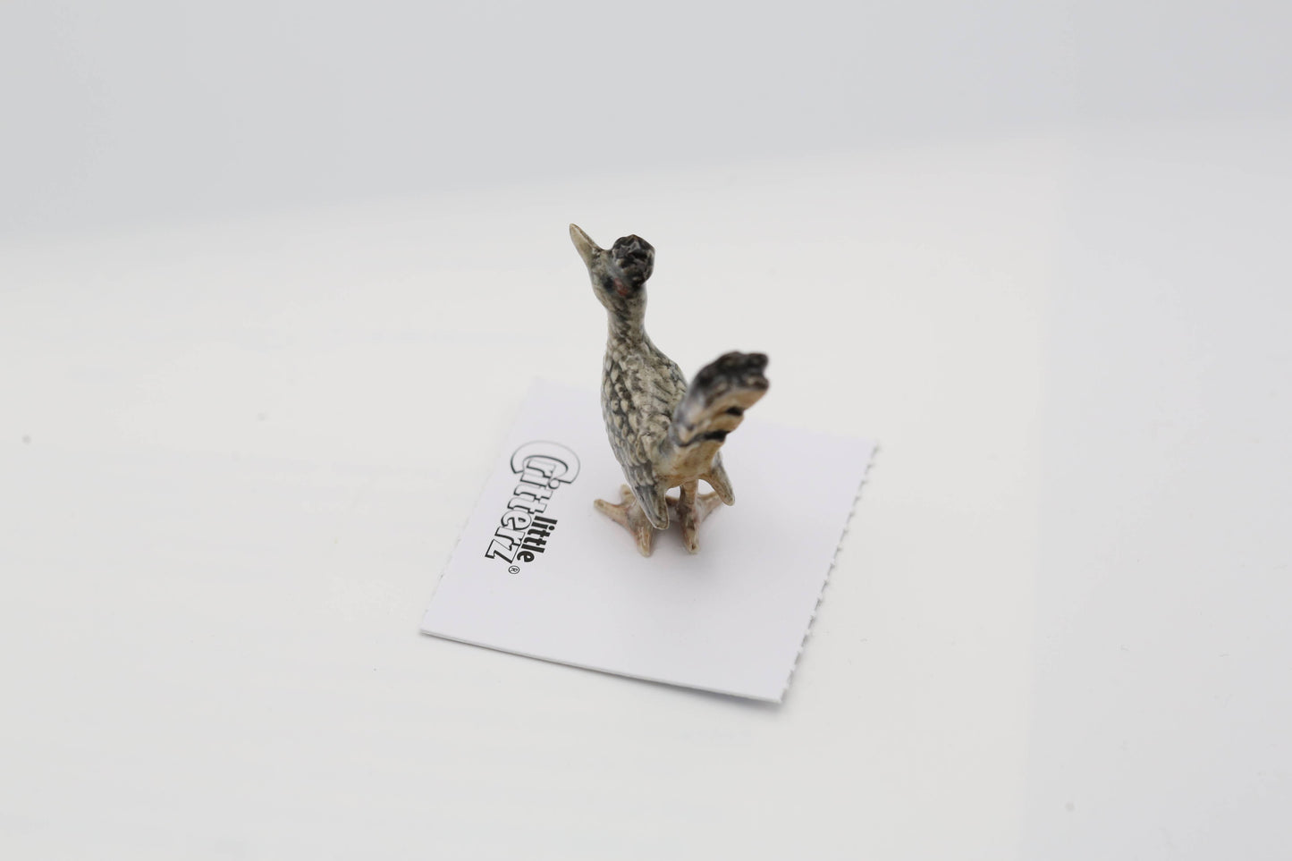 Little Critterz Porcelain Miniature - "Chaparral" Roadrunner