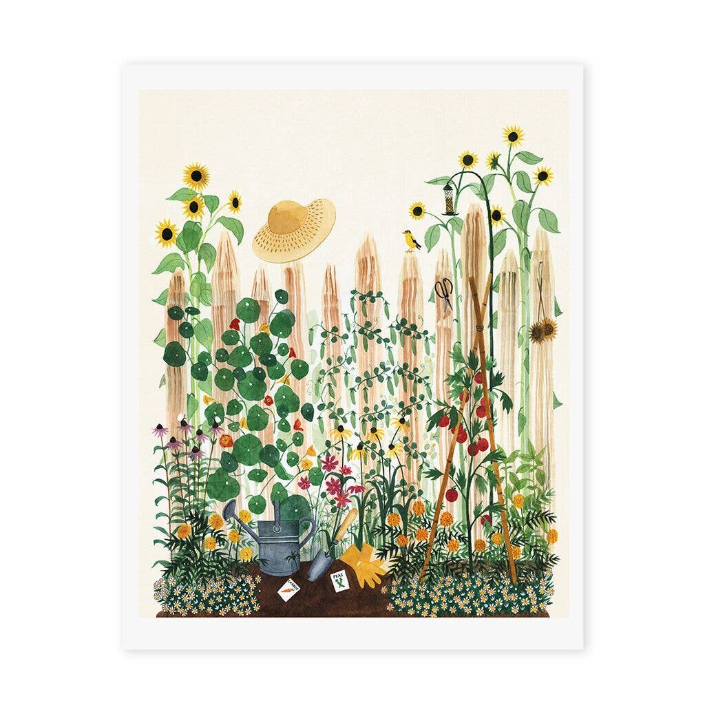 Unframed Art Print - "Mother's Garden" by Leana Fischer