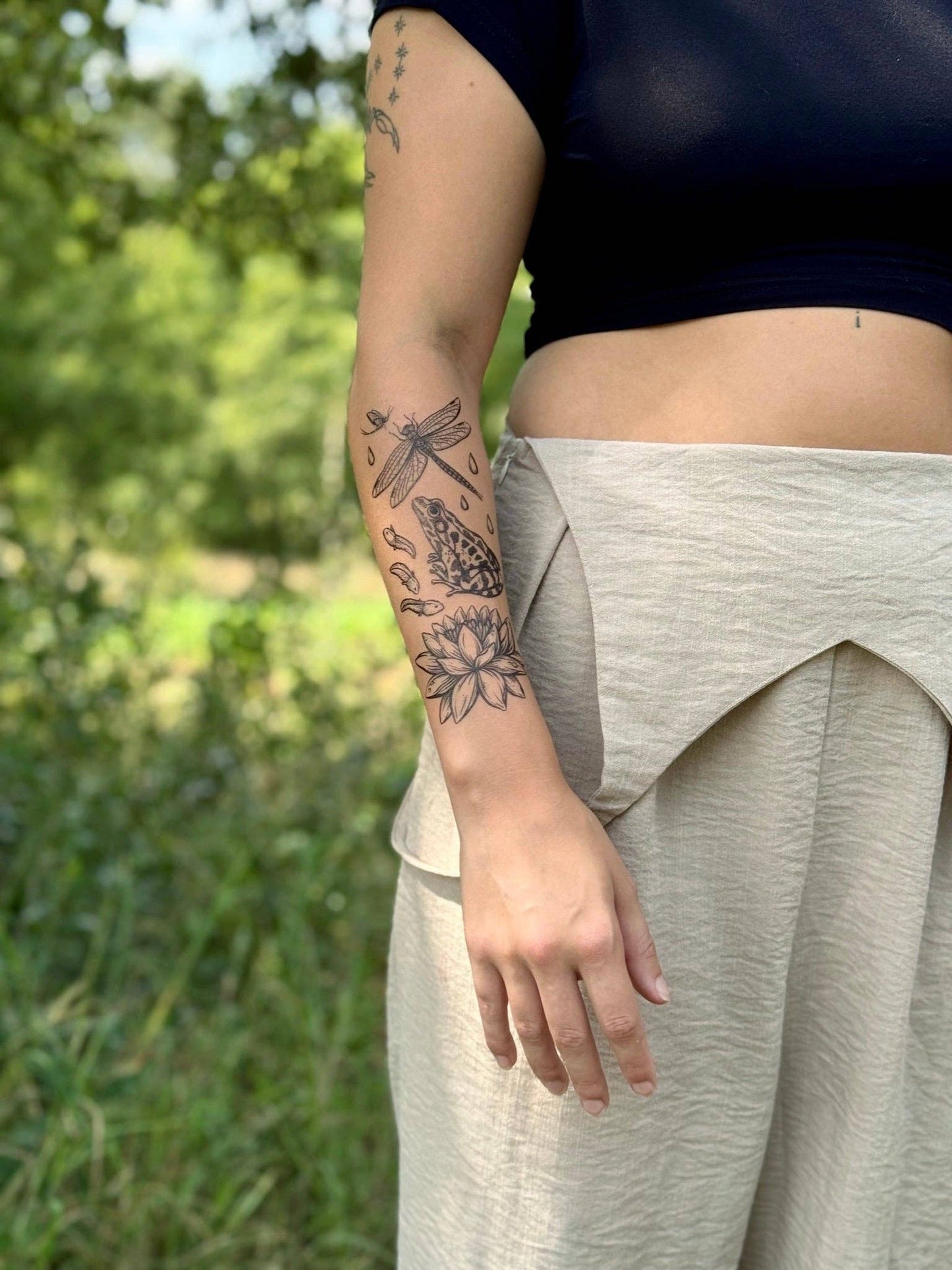 Temporary Tattoo - Pond Cycle (1 Pack)