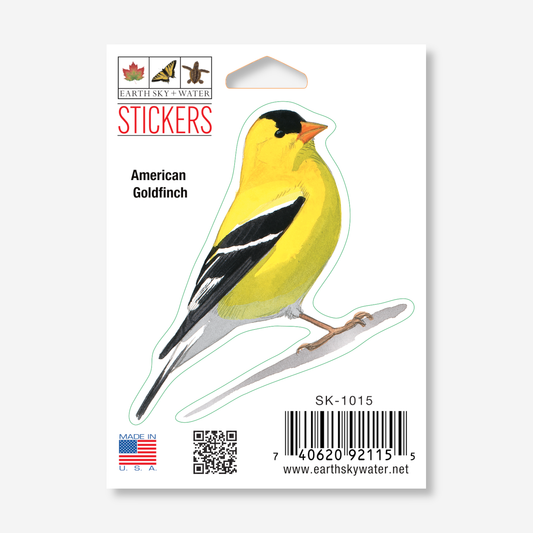 Sticker - American Goldfinch Nature Sticker, 2.5" x 3.5"