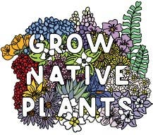 Sticker  - Grow Native Plants (Bold)