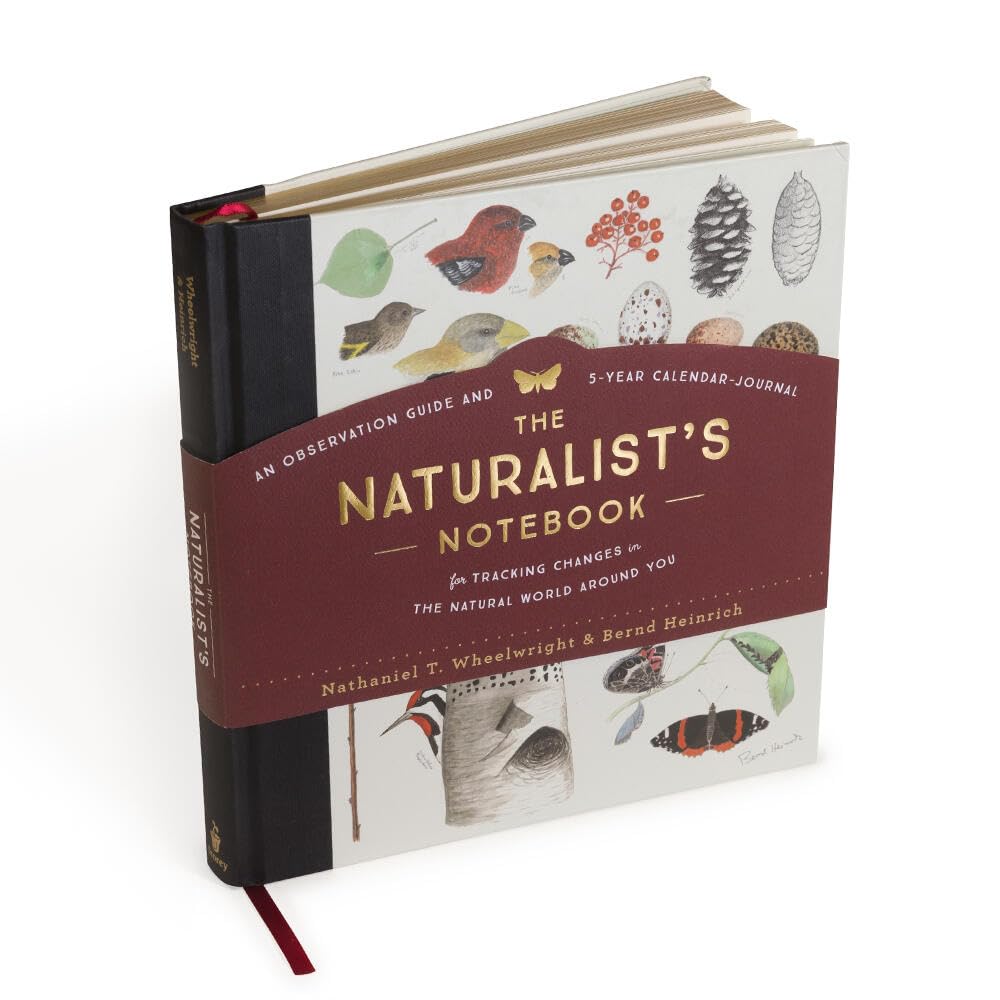 Book - Naturalist's Notebook: An Observation Guide and 5-Year Calendar-Journal for Tracking Changes in the Natural World around You by Nathaniel T. Wheelwright and Bernd Heinrich (Hardback)