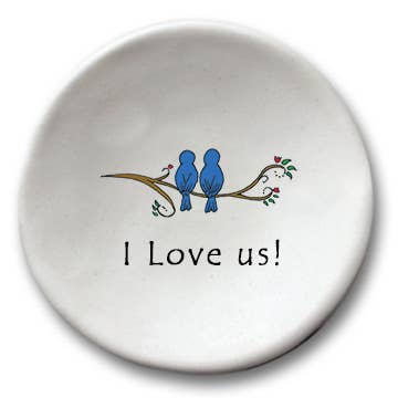 Trinket Dish - Ceramic – "I Love Us"