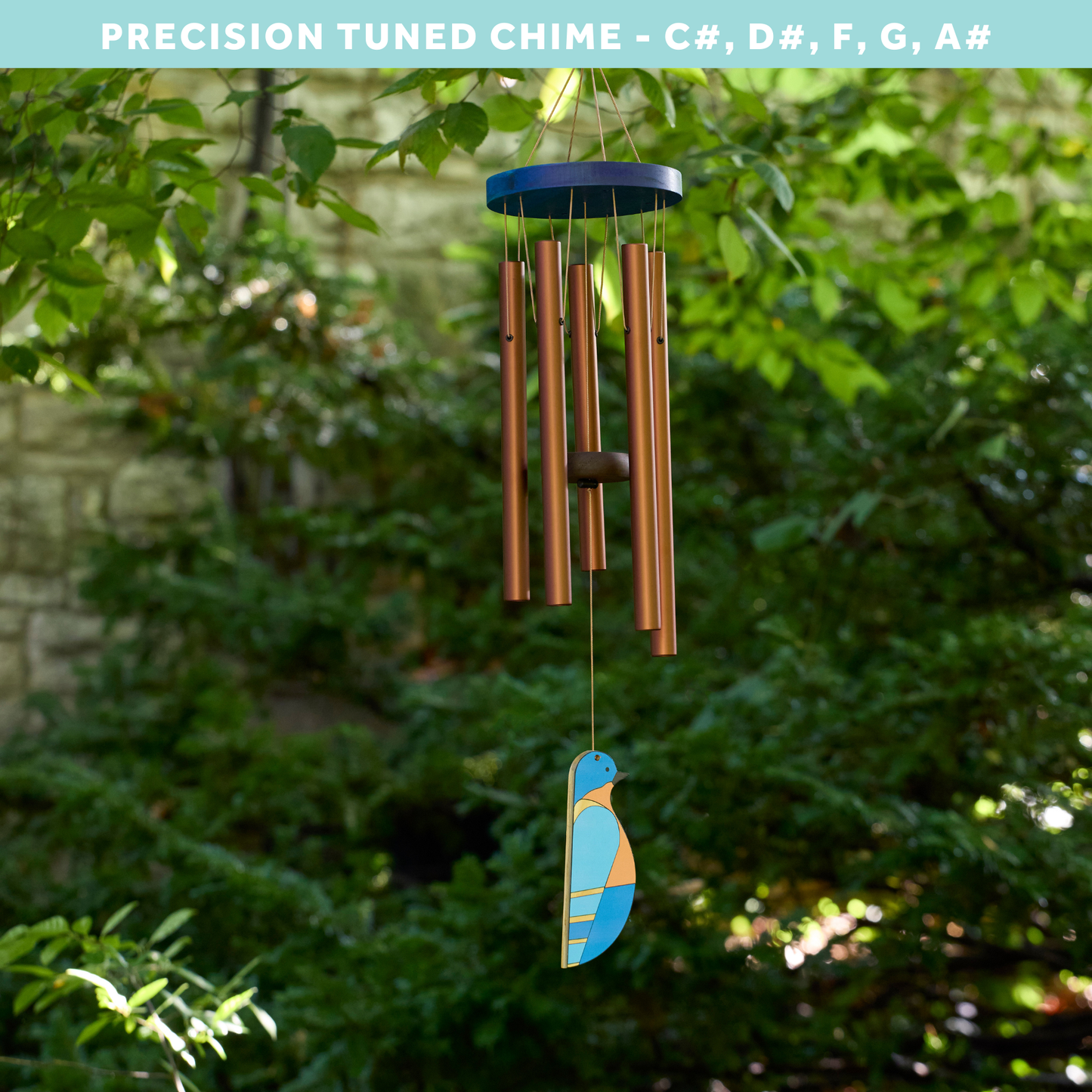 Wind Chime - Bluebird Avian Echoes Chime - 36"