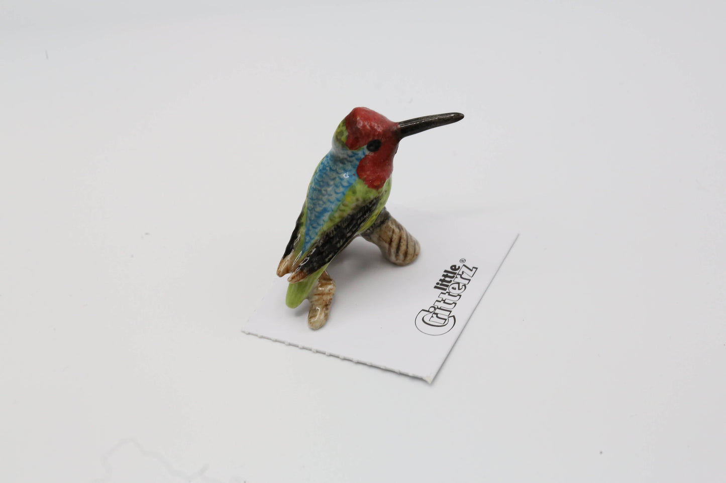Little Critterz Porcelain Miniature - "Anna" Anna's Hummingbird