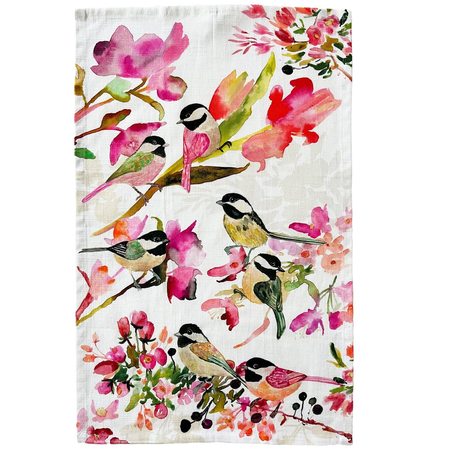 Tea Towel - Chickadees