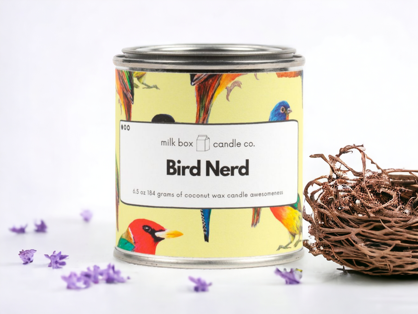 Bird Nerd - Coconut Wax Candle / 6.5 oz