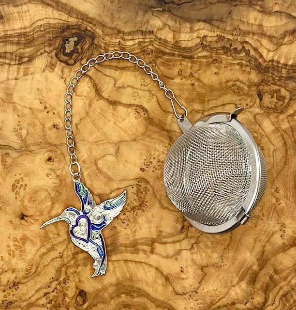 Loose Leaf Tea Infuser Ball - Hummingbird Charm