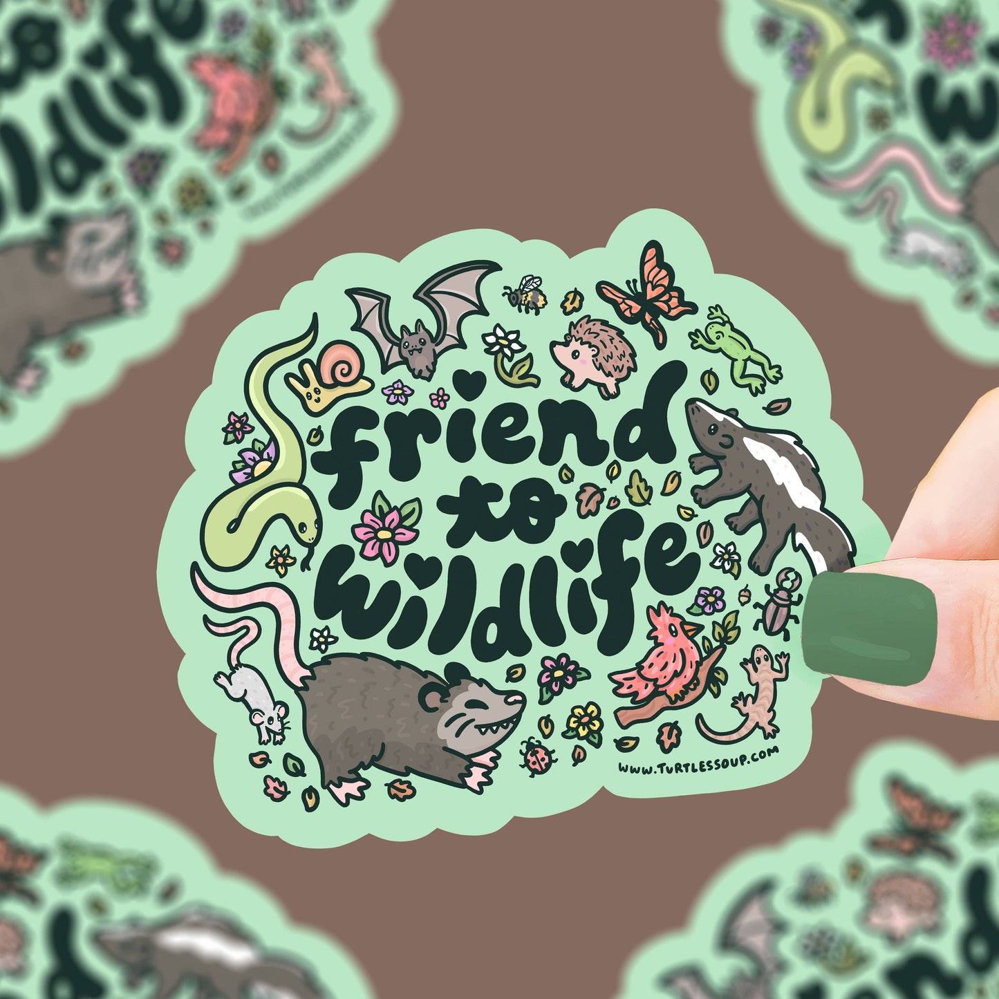 Sticker - Friend To Wildlife Animal Vinyl Sticker