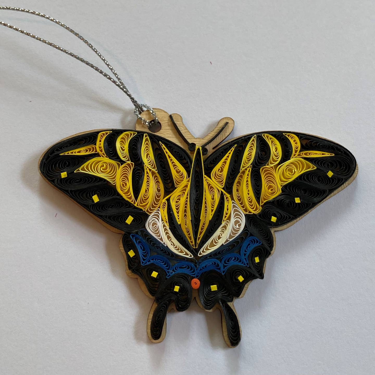 Ornament - Hand Quilled - Swallowtail Butterfly