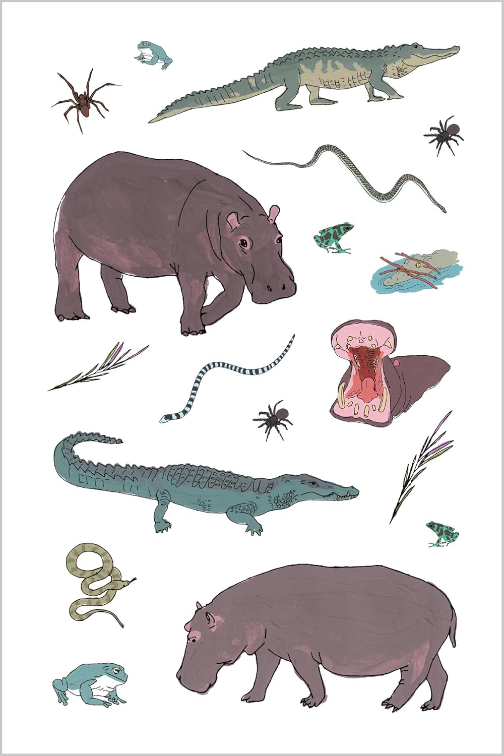 Book - Wildlife Anatomy Sticker Book: A Julia Rothman Creation: More than 500 Stickers (Paperback/Sticker Book)