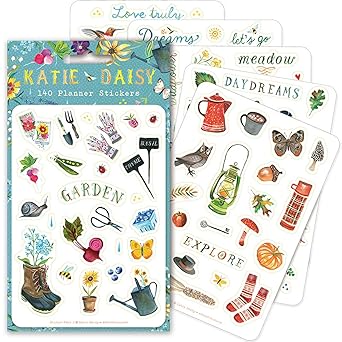 Sticker Pack - "Garden" by Katie Daisy