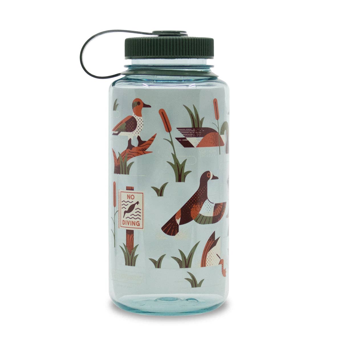 Water Bottle - Nalgene - Dabbling Ducks
