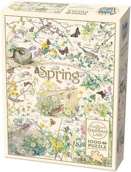 Puzzle - The Country Diary of an Edwardian Lady: Spring (1000 Pieces)