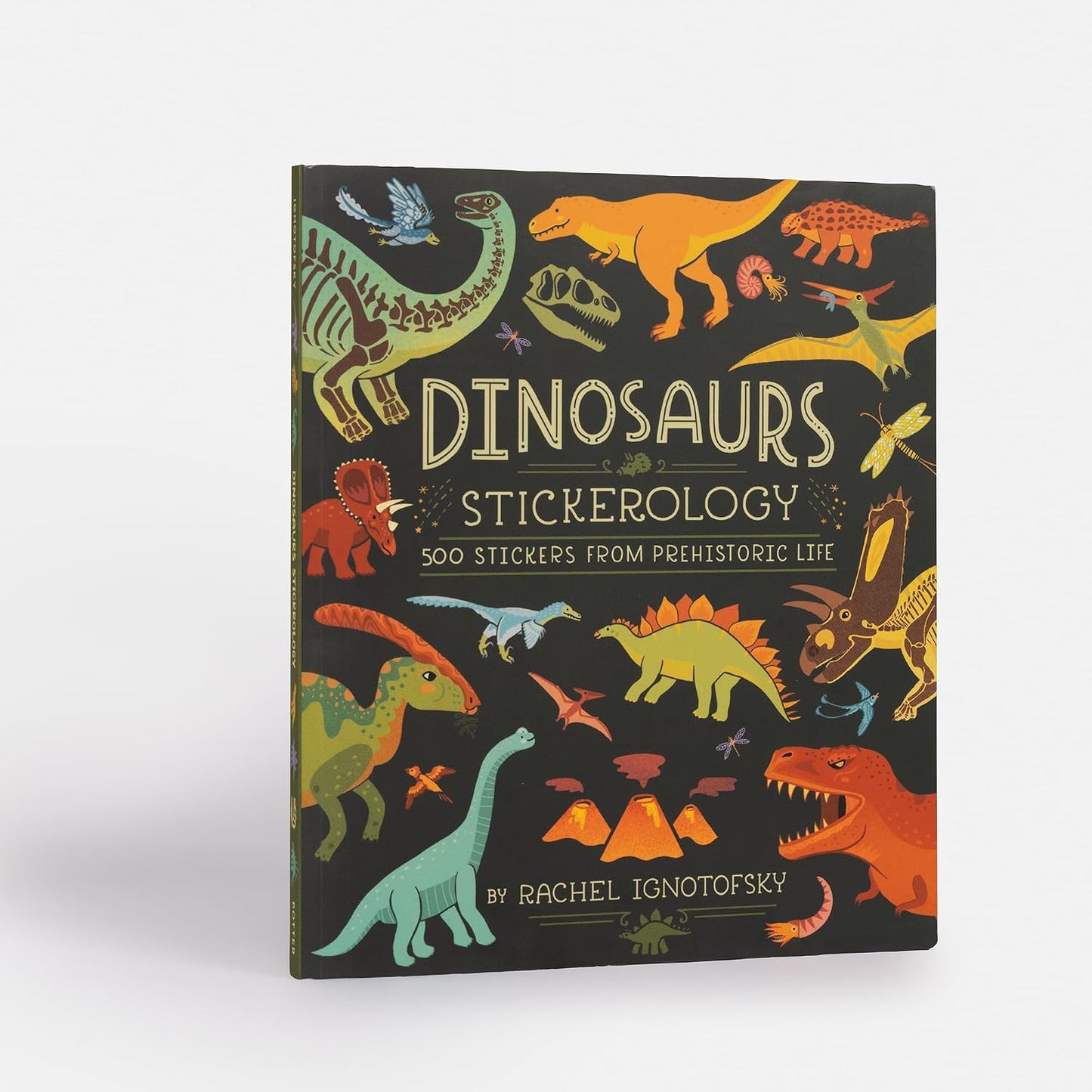 Book - Dinosaurs Stickerology: 500 Stickers from Prehistoric Life by Rachel Ignotofsky (Paperback)