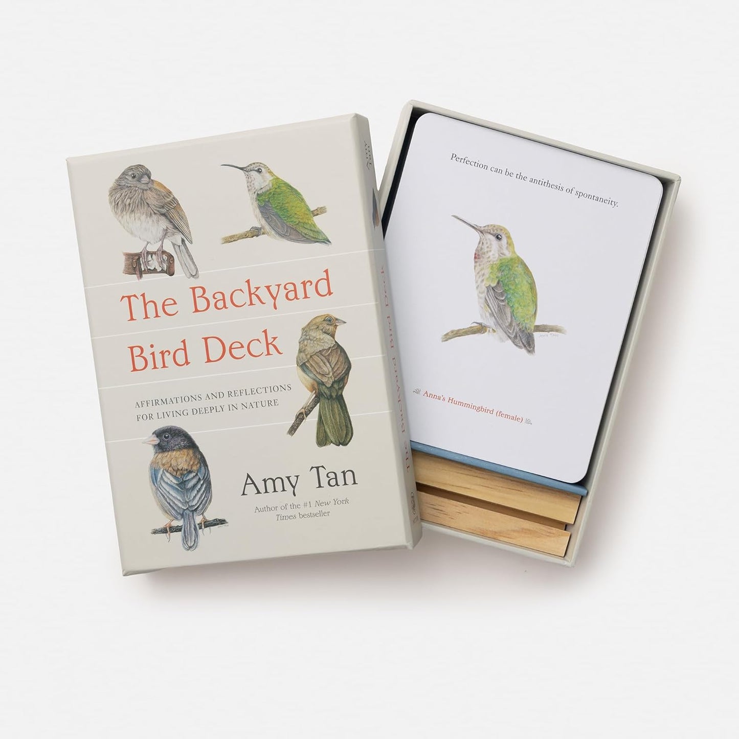 The Backyard Bird Deck: Affirmations and Reflections for Living Deeply in Nature: Affirmation Cards by Amy Tan