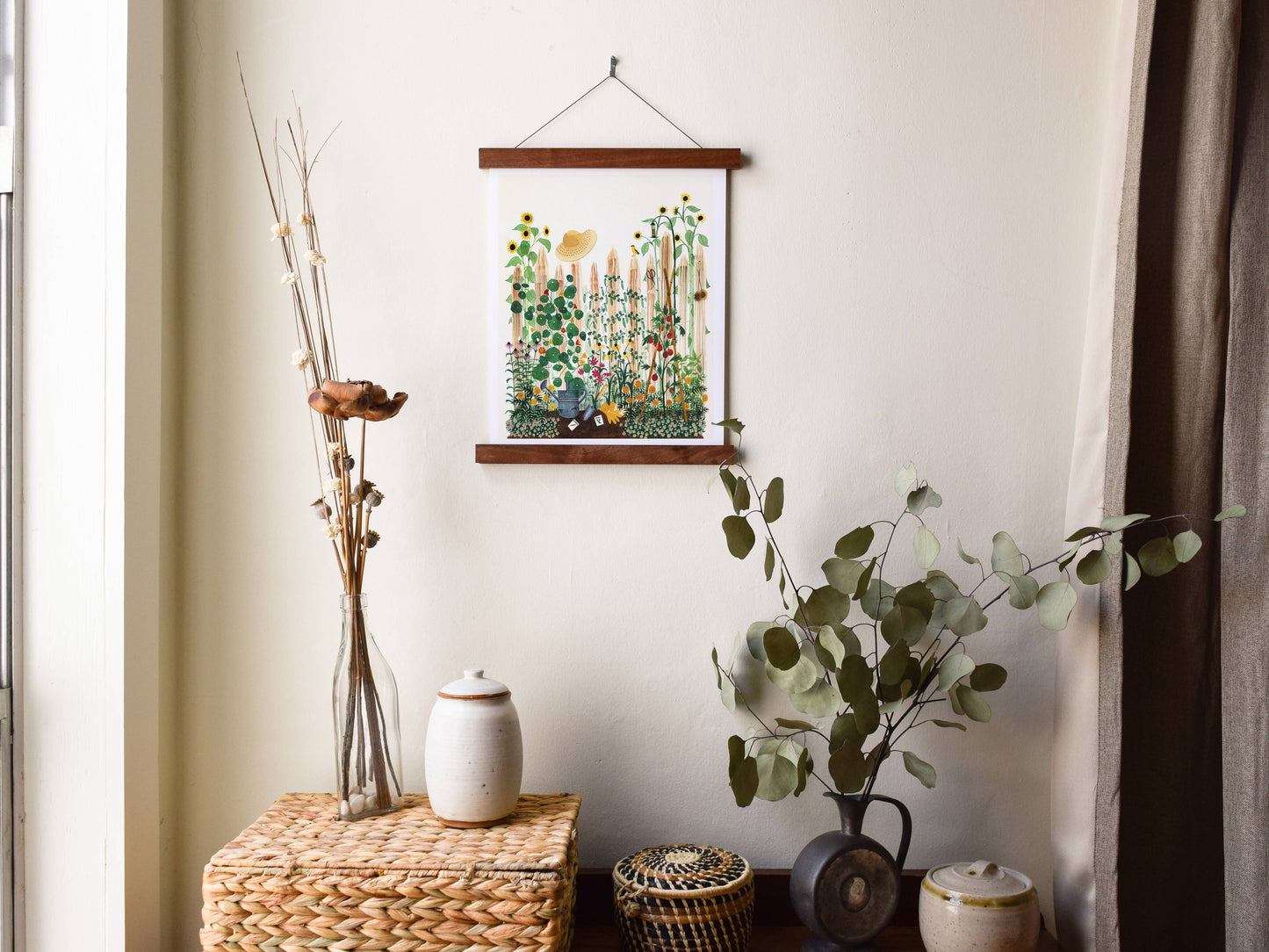 Unframed Art Print - "Mother's Garden" by Leana Fischer