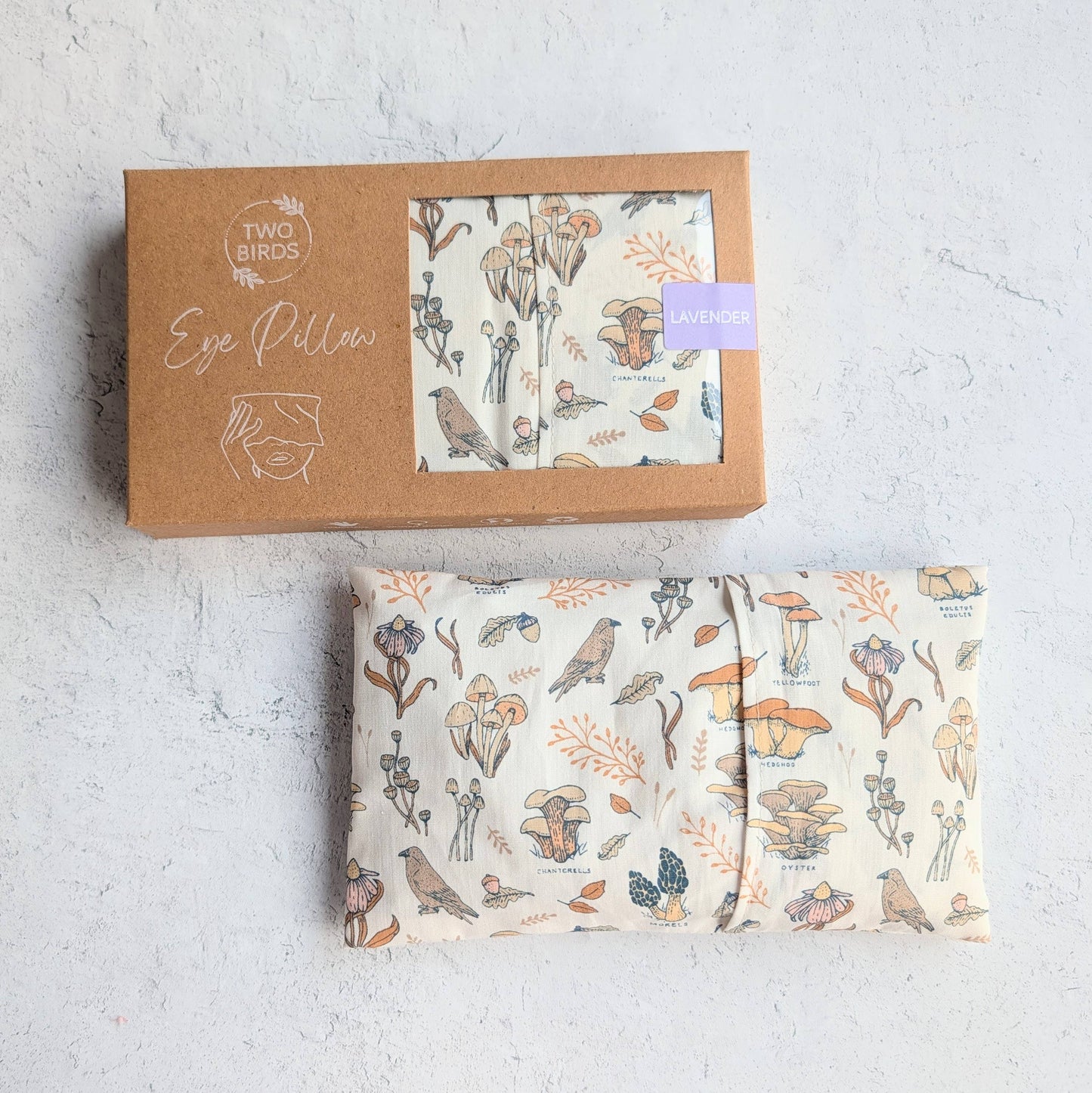 Weighted Eye Pillow - Pacific Fungi - Scent Free