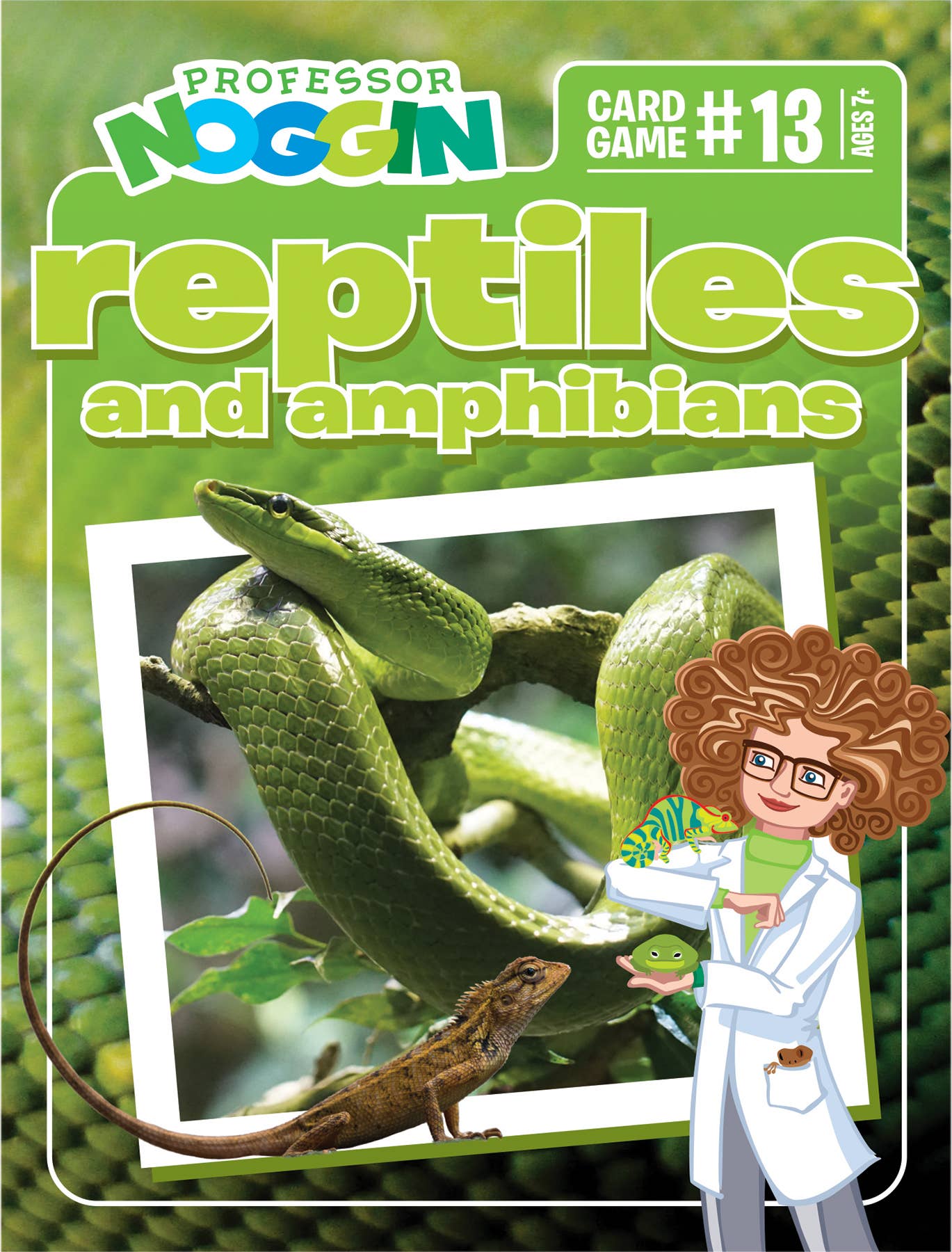 Game - Prof. Noggin Reptiles and Amphibians Card Game