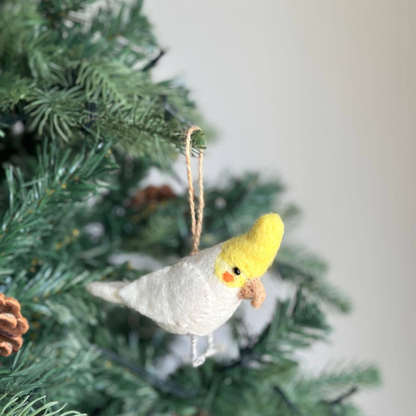 Ornament - Felted Blue Jay