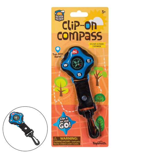 Kids - Outdoor Discovery Backyard Exploration Clip-On Compass