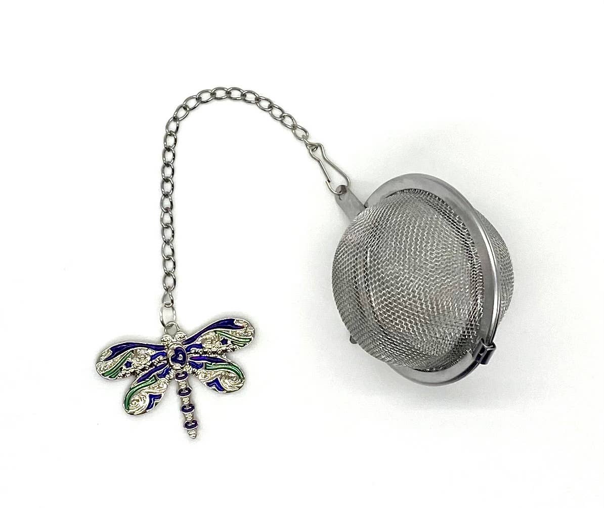 Loose Leaf Tea Infuser Ball - Dragonfly Charm