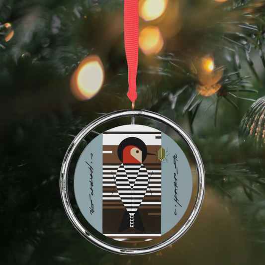 Ornament - Charley Harper “Baffling Belly” Keepsake – 3” diameter