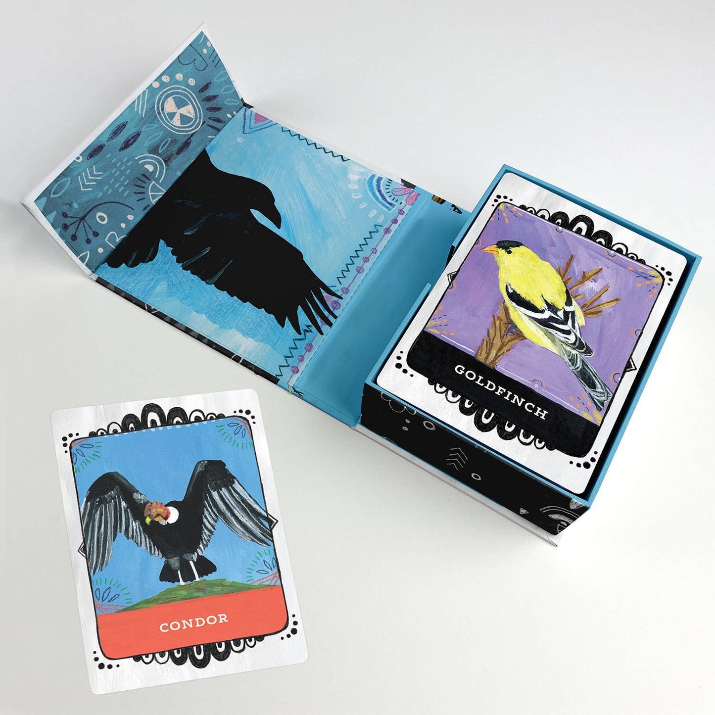 Animal Allies Birds Oracle Deck: An Uplifting 50-Card Oracle Deck with Guidebook by Jessica Swift