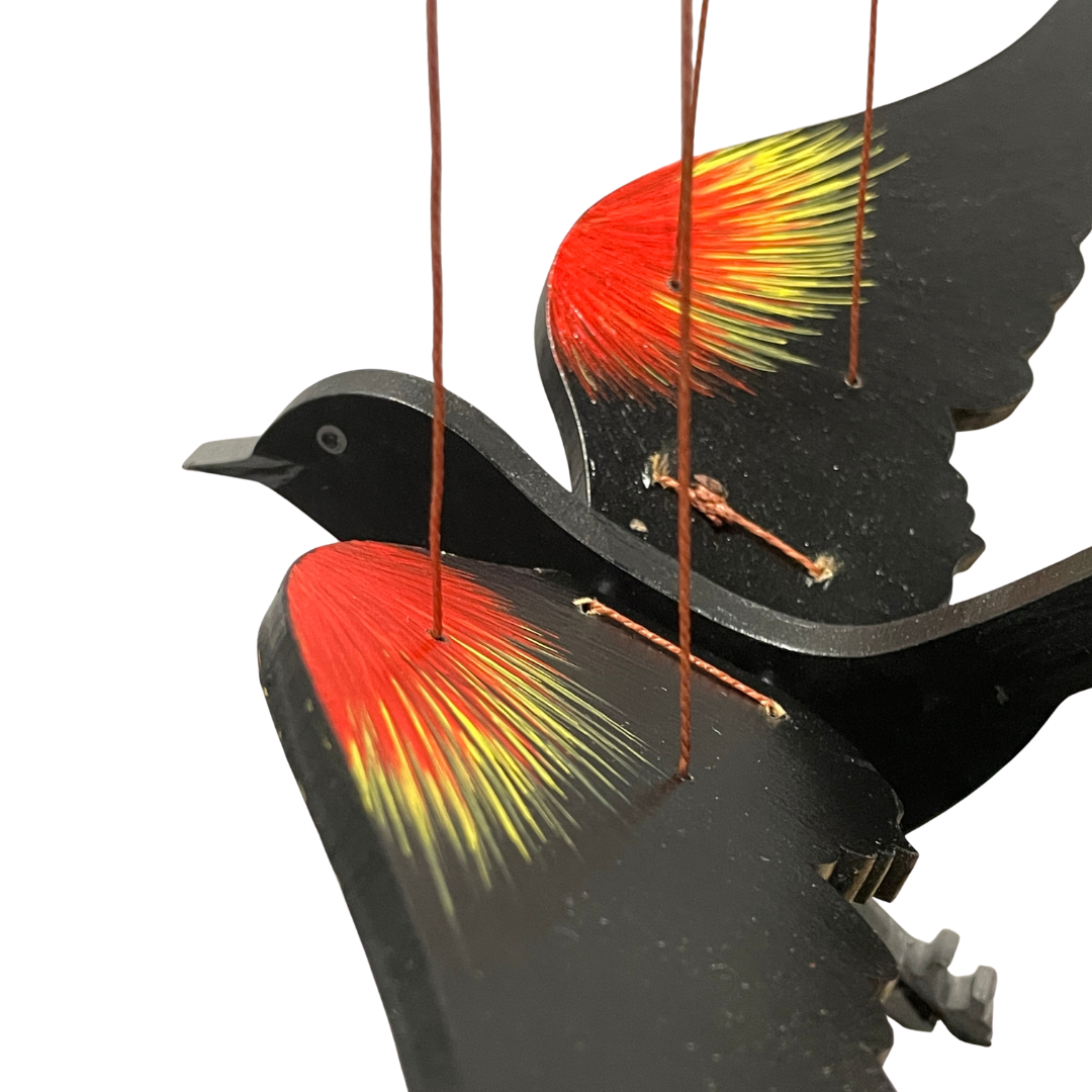 Flying Bird Mobile - Red Winged Black Bird