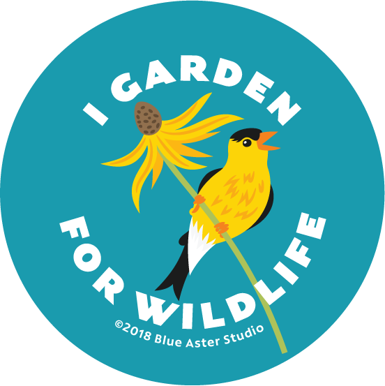 Pinback Button - Garden For Wildlife