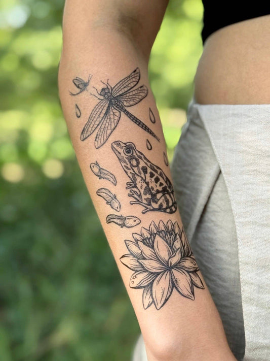 Temporary Tattoo - Pond Cycle (1 Pack)
