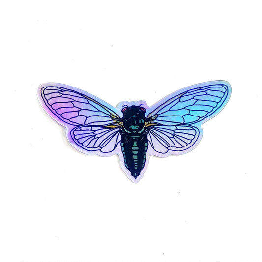Sticker - Holographic Cicada