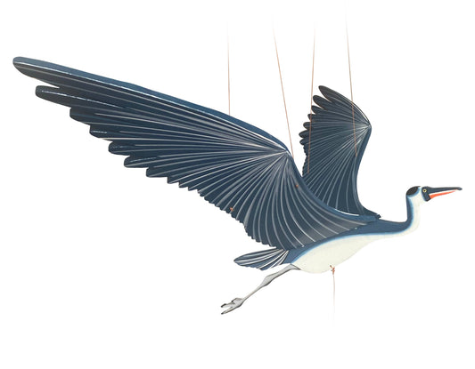 Flying Bird Mobile - Blue Heron