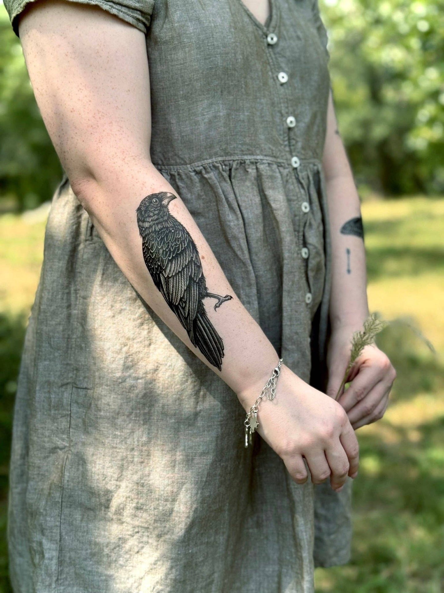 Temporary Tattoo - Raven (1 Pack)