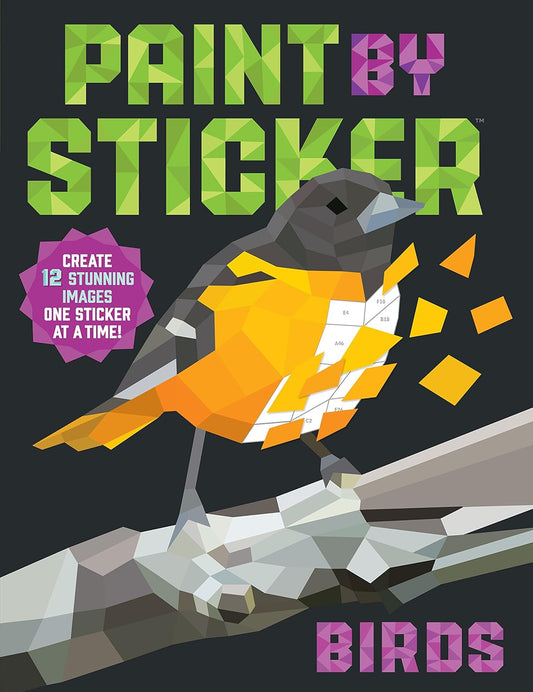 Book - Paint by Sticker: Birds: Create 12 Stunning Images One Sticker at a Time! (Paperback/Sticker Book)