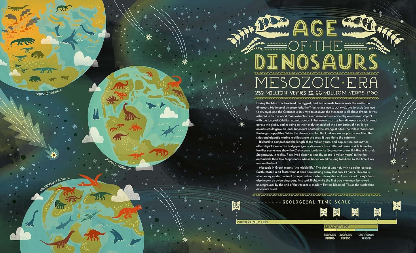 Book - Dinosaurs: Exploring Prehistoric Life and Geological Time by Rachel Ignotofsky (Hardback)