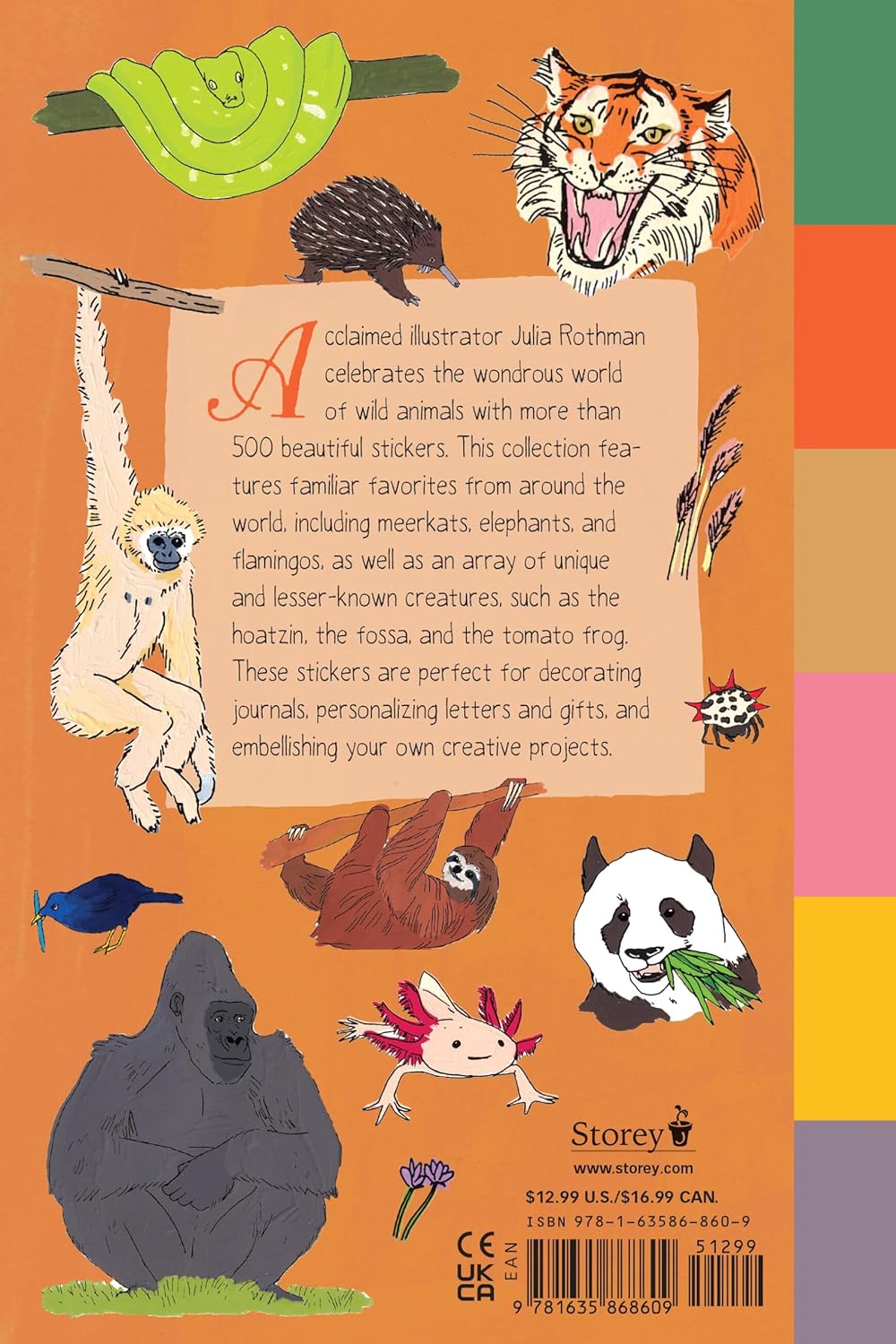 Book - Wildlife Anatomy Sticker Book: A Julia Rothman Creation: More than 500 Stickers (Paperback/Sticker Book)