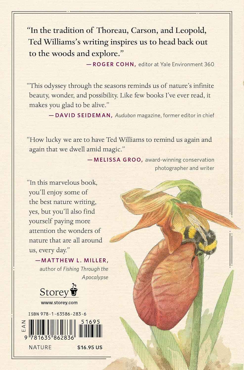 Book - Earth Almanac: A Year of Witnessing the Wild, from the Call of the Loon to the Journey of the Gray Whale by Ted Williams (Paperback)