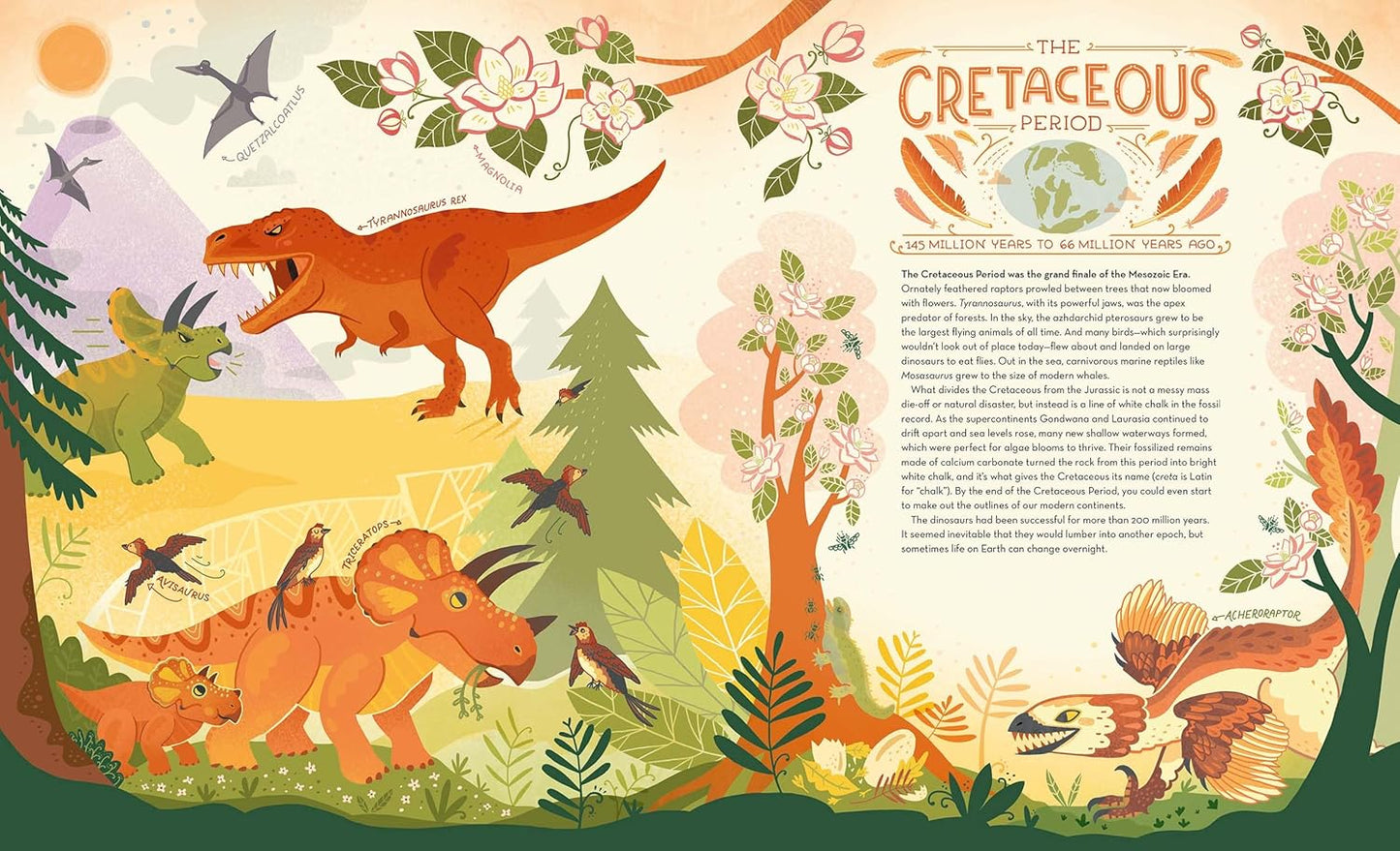 Book - Dinosaurs: Exploring Prehistoric Life and Geological Time by Rachel Ignotofsky (Hardback)