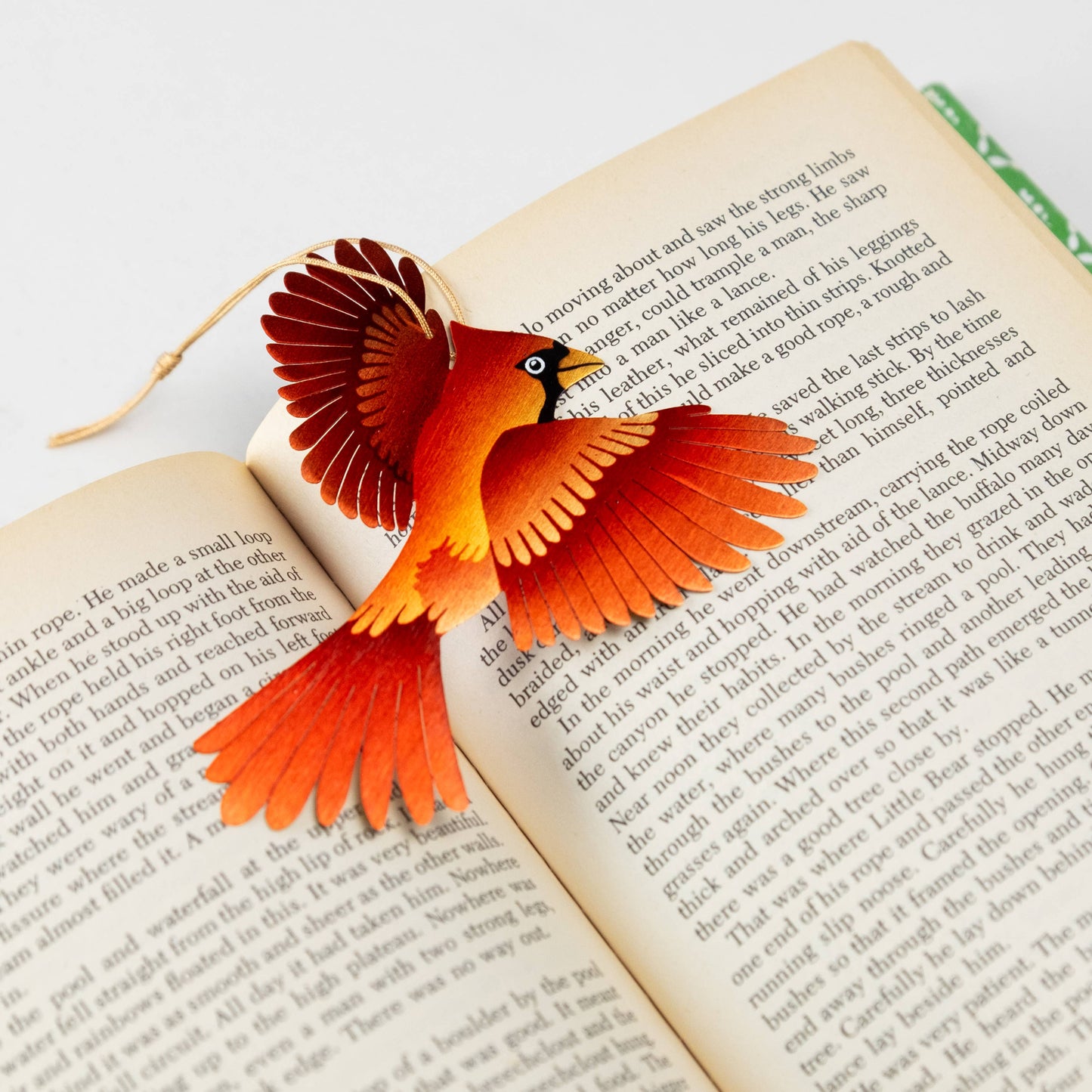 Greeting Card  - Cardinal Bronze Ornament + Notecard