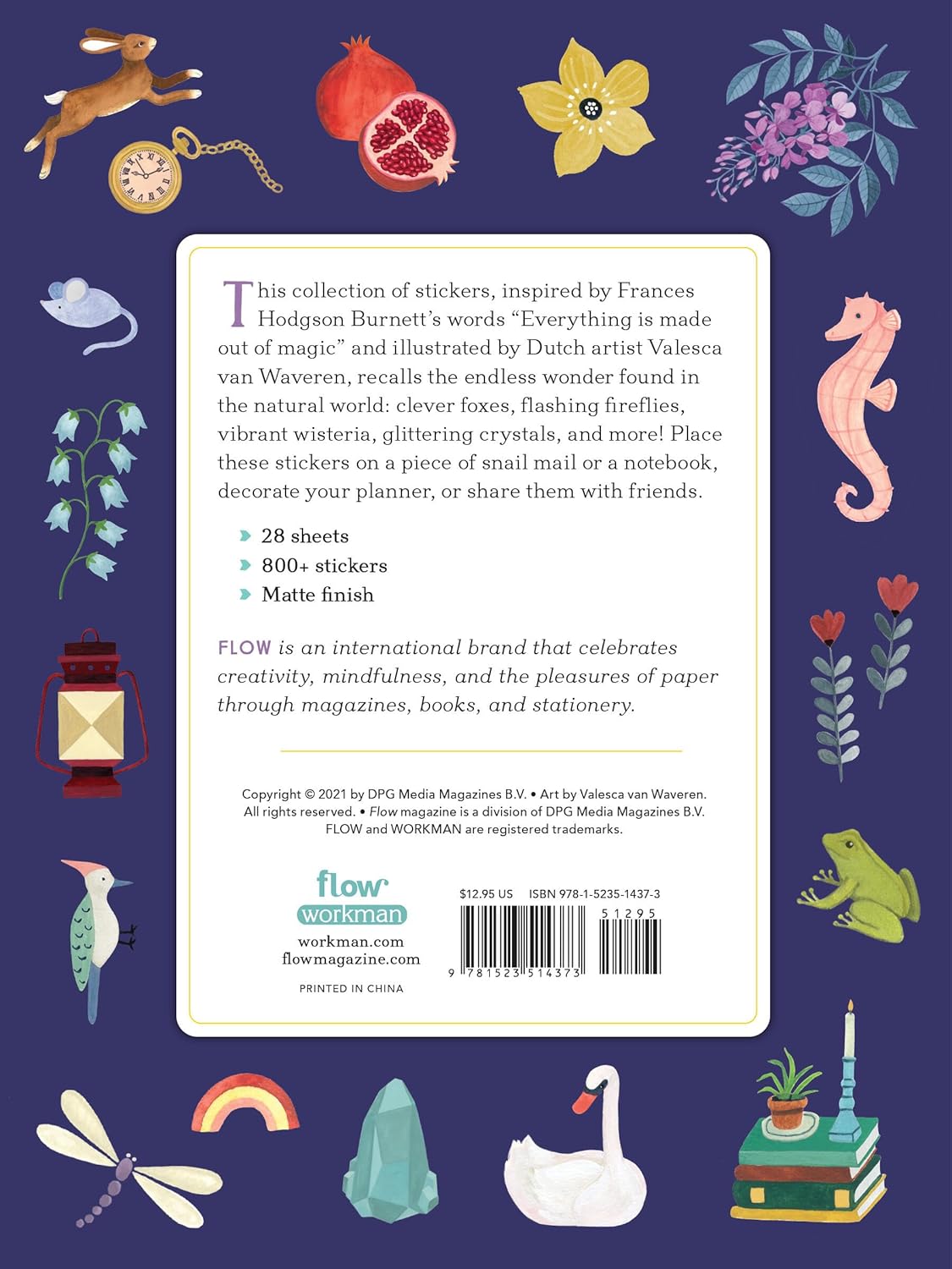 Book - Everything Is Made Out of Magic Sticker Book by Valesca van Waveren (Paperback/Sticker Book)