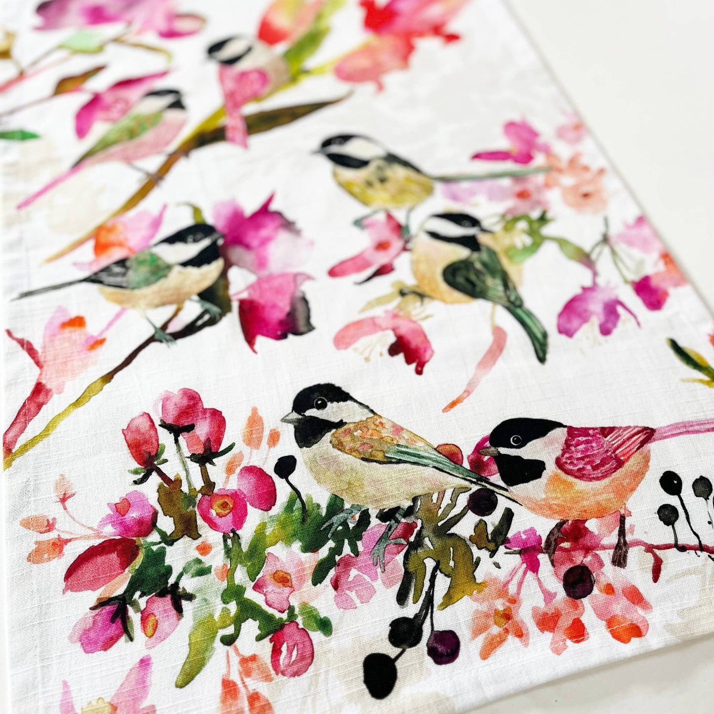 Tea Towel - Chickadees