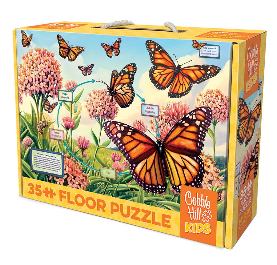 Puzzle - Life Cycle of a Monarch (35-Piece Floor Puzzle)
